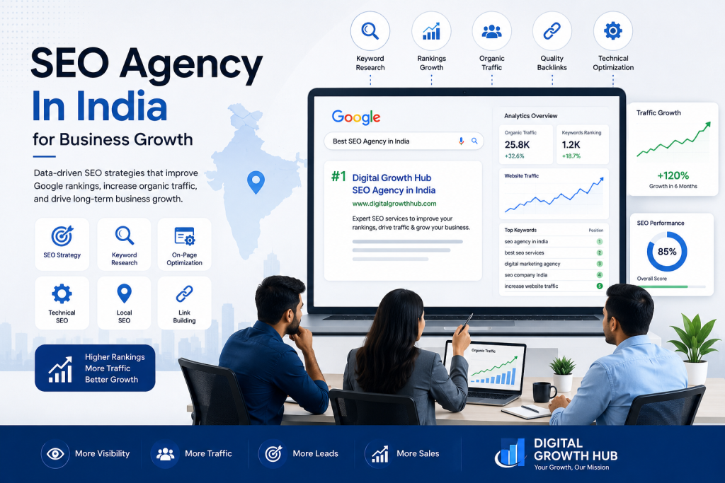 SEO Agency in India for Business Growth with expert SEO services